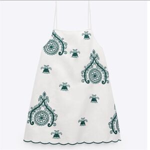 Zara Embroidered Dress